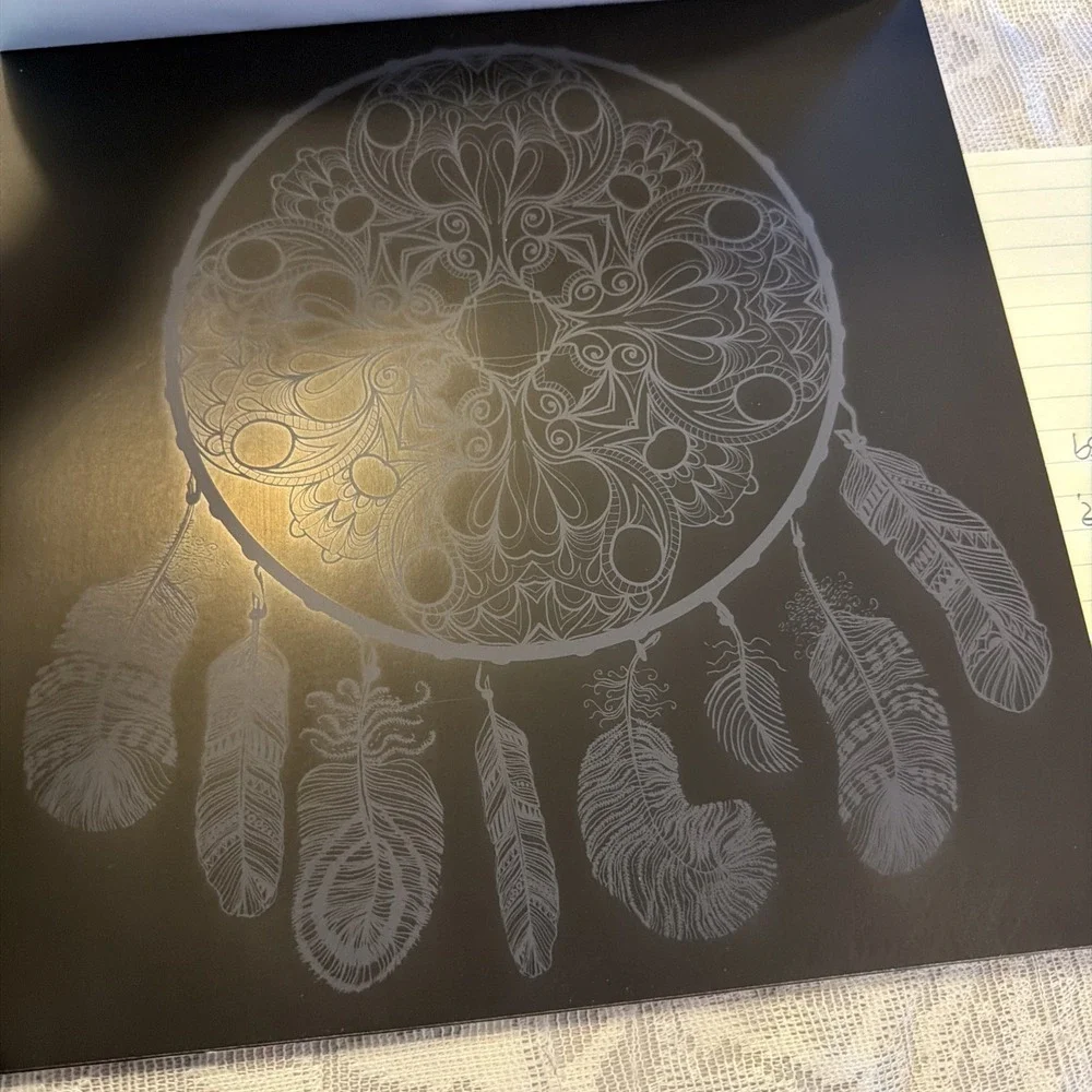 Mandalas For Meditation: Scratch-Off Nightscapes 3 Pages W/ Small Scratches.